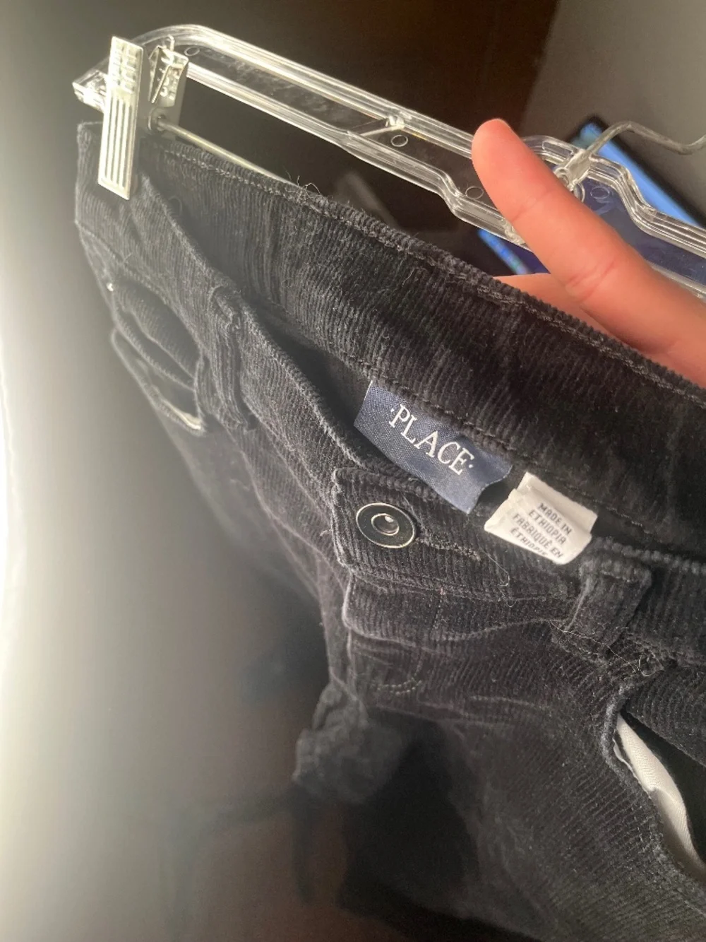 Children's Place Black Corduroy Pants